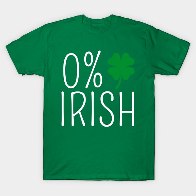 0% Irish T-Shirt by Brobocop